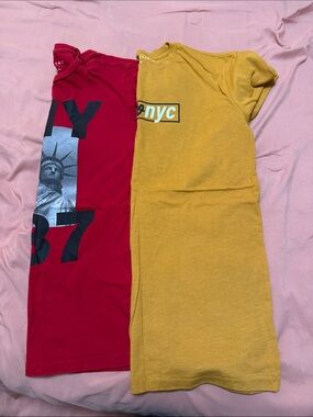 Aeropostale Red NY 87 Graphic Tee